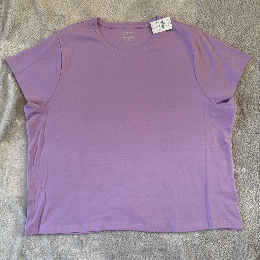 J. Crew Factory Purple Short Sleeve Tee